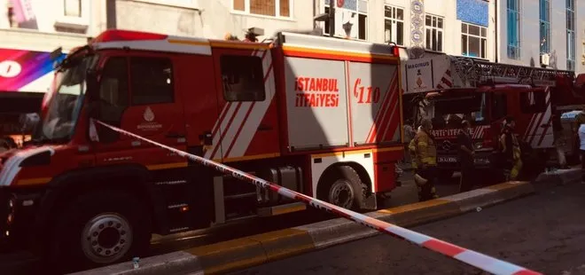 Son dakika: Beyoğlu’nda iş yerinde yangın: 9 kişi dumandan etkilendi