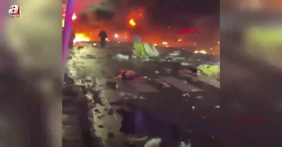 ABD'de ambulans uçak düştü!