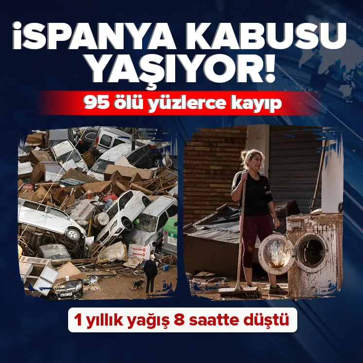 Sel felaket korkunç görüntülere sahne oldu