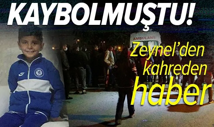 Ağrı'da kaybolan 8 yaşındaki Zeynel Abidin Çelik'ten kahreden haber ölü bulundu | Son dakika yaşam haberleri...