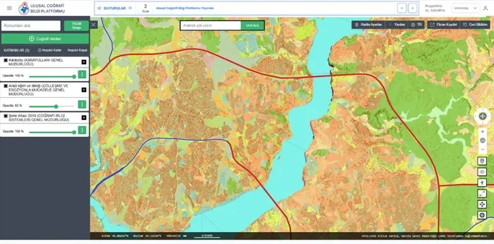 Türkiye’nin dijital haritası artık e-Devlet’te herkese açık