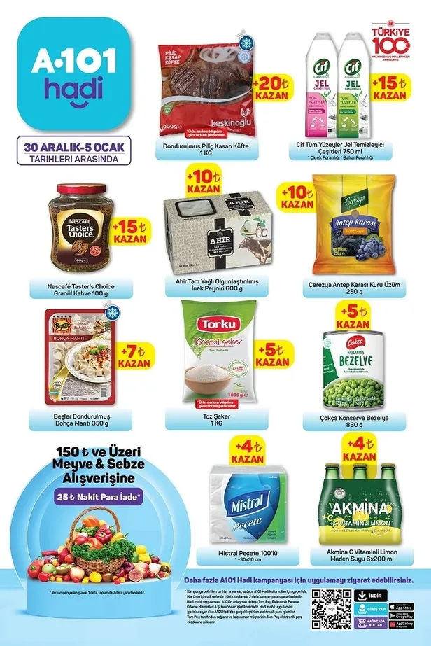 4 Ocak A101 aktüel indirim kataloğu yayınlandı! Filtre kahve makinesi, Samsung süpürge, Arzum ütü, Granit tencere seti uygun fiyattan satışta
