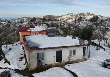 Ordu'nun yükseklerinde kar manzaraları