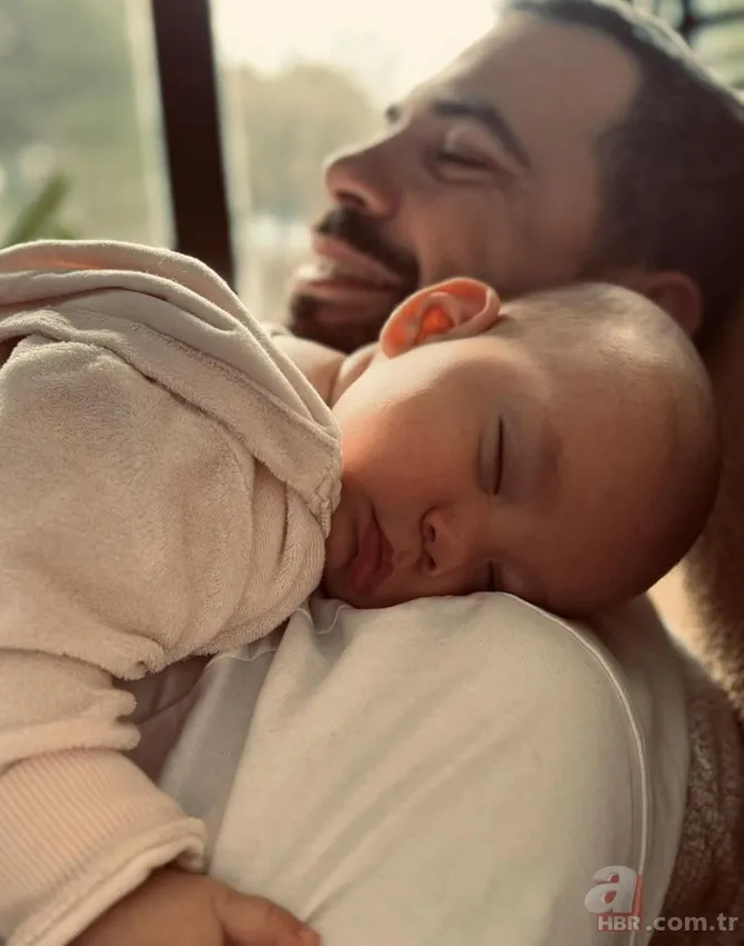 Kavak Yelleri'nin Mine'si Aslı Enver kızı Elay'ı paylaştı! Boncuk gözleri bakın kime benzetildi 4