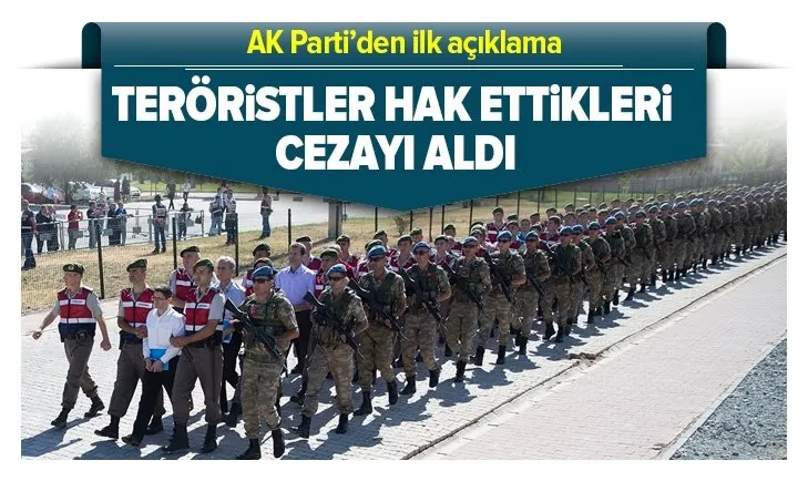 Son dakika: AK Parti Sözcüsü Ömer Çelik’ten Akıncı Üssü davası açıklaması: Teröristler hak ettikleri cezayı aldı