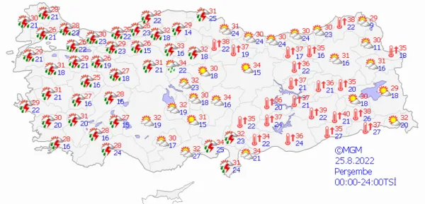 1661353407928.png Meteoroloji ve AFAD uyardı! Kuvvetli sağanak yağış o güne kadar sürecek! İstanbul Ankara İzmir hava durumu - 11