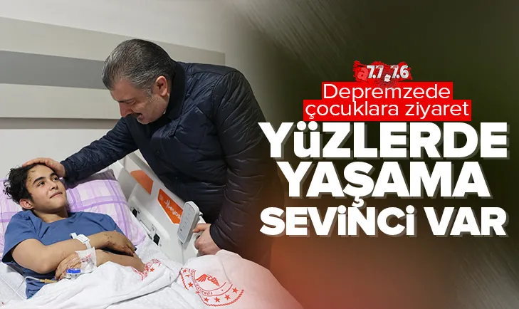 Koca’dan depremzede çocuklara ziyaret