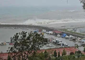 Zonguldak Ereğli'de kuru yük gemisi karaya oturdu! Fırtına etkisini gösteriyor