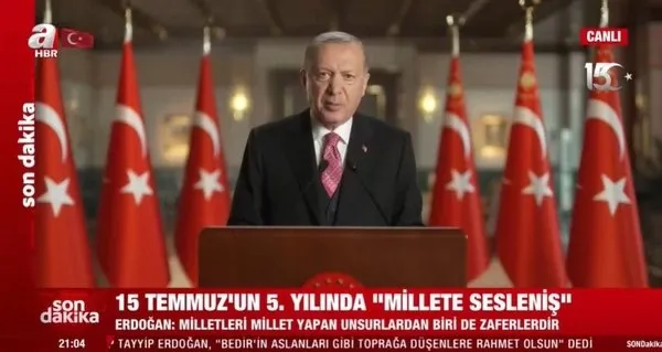 SON DAKİKA | Başkan Erdoğan’dan millete seslenişte FETÖ’cülere flaş mesaj: Peşlerini bırakmayacağız