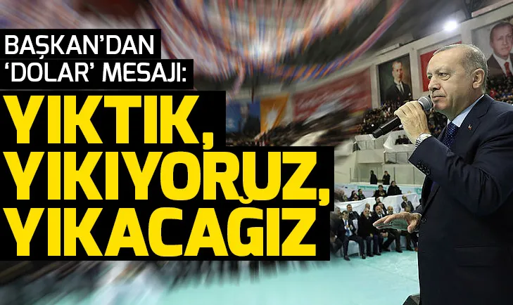 Son dakika: Başkan Erdoğan: Kurulan bu tezgahların hepsini yıktık, yıkıyoruz, yıkacağız