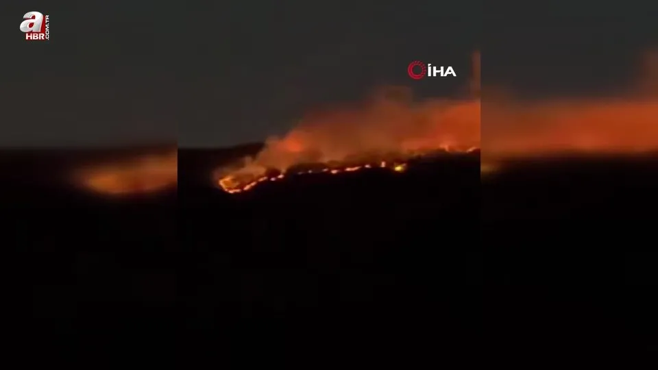 Çankırı’da orman yangını
