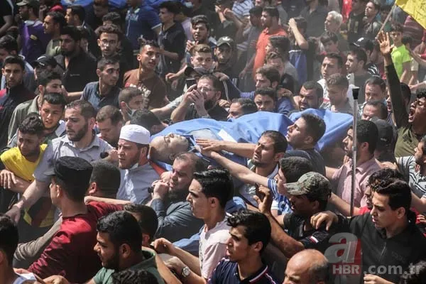 Filistinli çocuğun şehit babasına yürek yakan vedası: Allah yolunu açık etsin