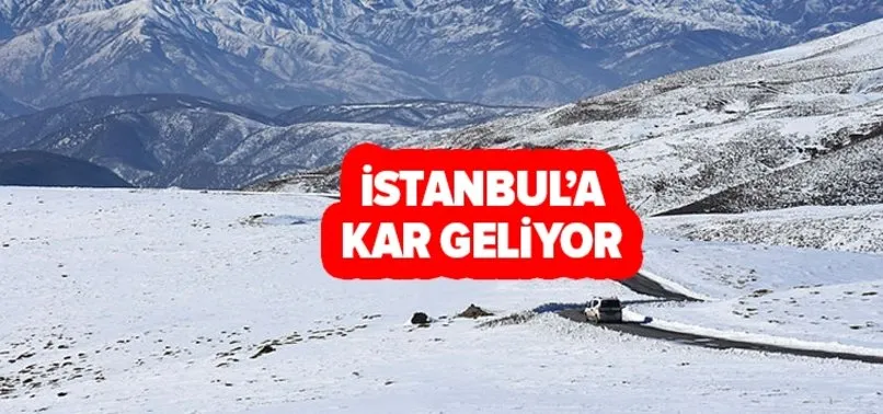 Meteoroloji İstanbul'a kar yağacak tarihi açıkladı! İstanbul ve Ankara'ya ne zaman kar yağacak?