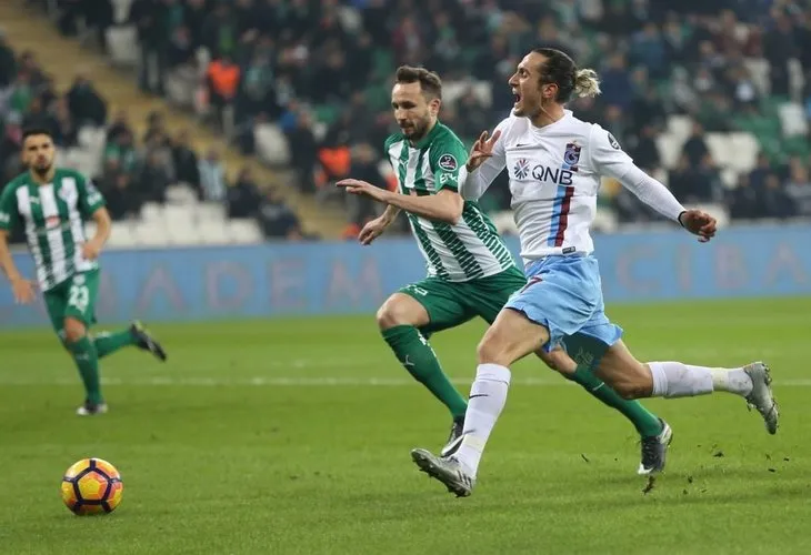 Bursaspor - Trabzonspor maçından fotoğraflar