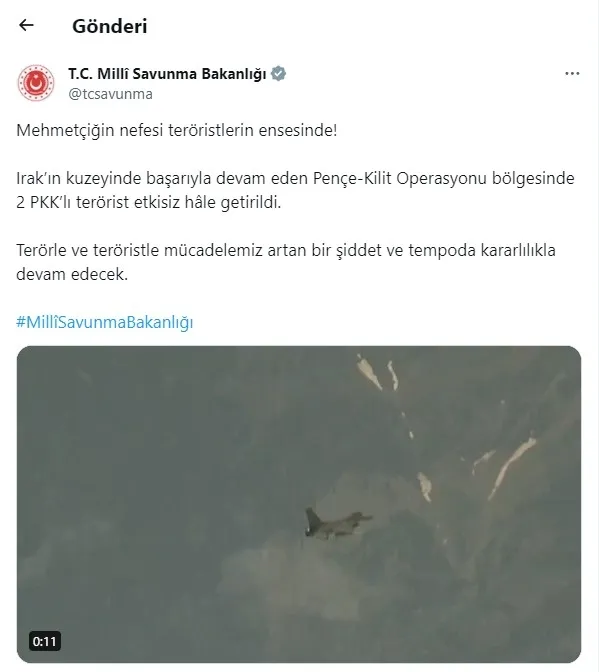 Zeytin Dalı bölgesinde saldırı planı yapan 5 PKK'lı öldürüldü - 2