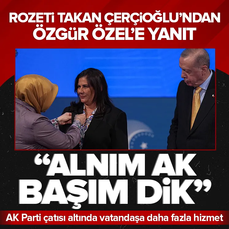 AK Parti rozetini takan Çerçioğlu’ndan ilk sözler