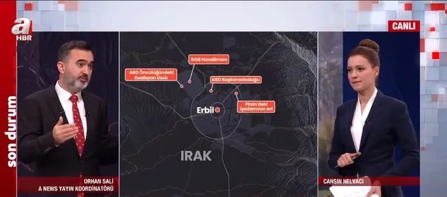 Orta Doğu’da sıcak gece: İran Erbil’i vurdu! İran ABD’yi mi İsrail’i mi hedef aldı?