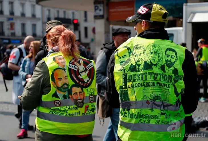 Paris’te sokaklar karıştı! Göstericiler ile polis arasında çatışma