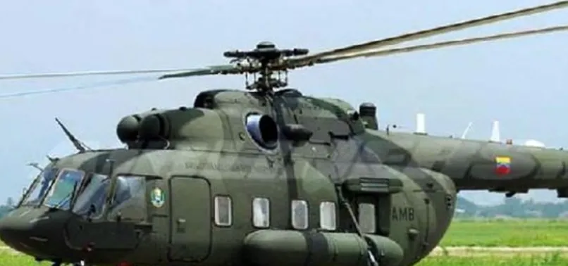 Venezuela'da askeri helikopter düştü