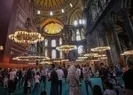 Ayasofya Camiinde arife günü yoğunluğu