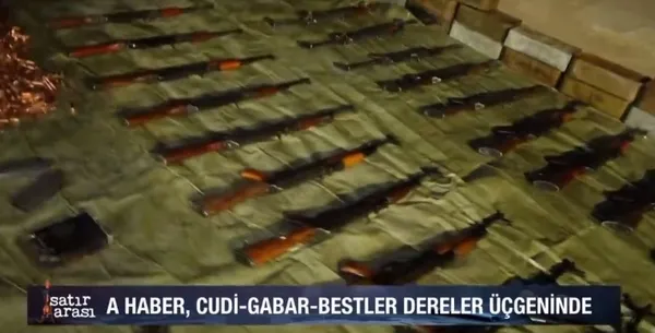 A Haber yılbaşında Cudi - Gabar - Bestler Dereler üçgeninde Mehmetçik ile birlikte! İşte operasyonda ele geçen silahlar - 4