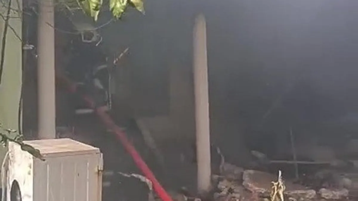 Adana'da yangın faciası! Engelli yaşlı kadın hayatını kaybetti