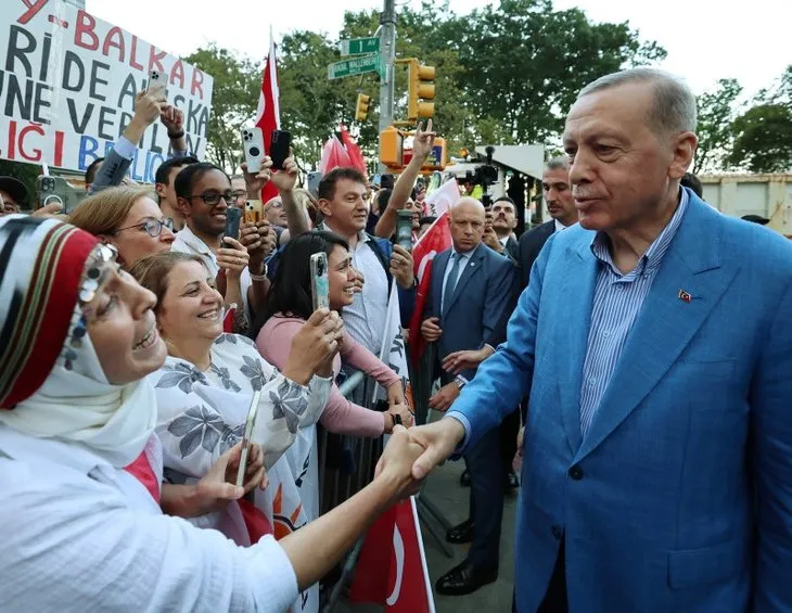 Başkan Erdoğan’a New York’ta sevgi seli! Türkevi’nde coşkuyla karşıladılar