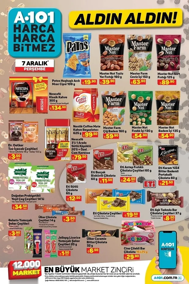 11 Aralık A101 aktüel ürünler kataloğu! Üç Tekerlekli Elektrikli Moped, Flavel Dijital Baskül , Kahve Makinesi, Smart Led TV uygun fiyata satışa sunuluyor