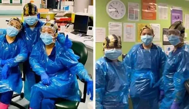 İngiltere'de coronavirüs ile mücadele eden sağlıkçılara skandal çağrı: Tek kullanımlık tulumları yıkayıp yeniden kullanın - 2