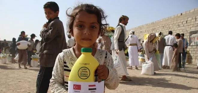İnsanlık krizinin yaşandığı Yemen’e yardımlar sürüyor