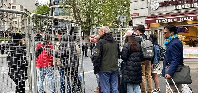 1 Mayıs nedeniyle Taksim kapatıldı! İşe gidenler yürüdü