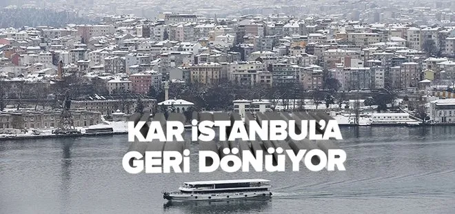 İstanbul’a kar yeniden gelecek! Meteoroloji’den 5 günlük hava durumu açıklaması | Ne zaman kar yağacak?
