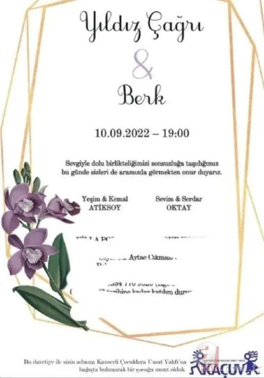 Kuruluş Osman'ın Malhun Hatun'u Yıldız Çağrı Atiksoy ve Berk Oktay’ın nikah davetiyesi ortaya çıktı! Davetiyede alkışlanacak detay 6