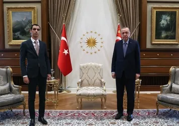 Başkan Erdoğan Muhsin Yazıcıoğlu’nun oğlu Furkan Yazıcıoğlu’nu kabul etti