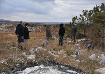 Uşak'ta korkunç manzara! Çöplükte bulundular