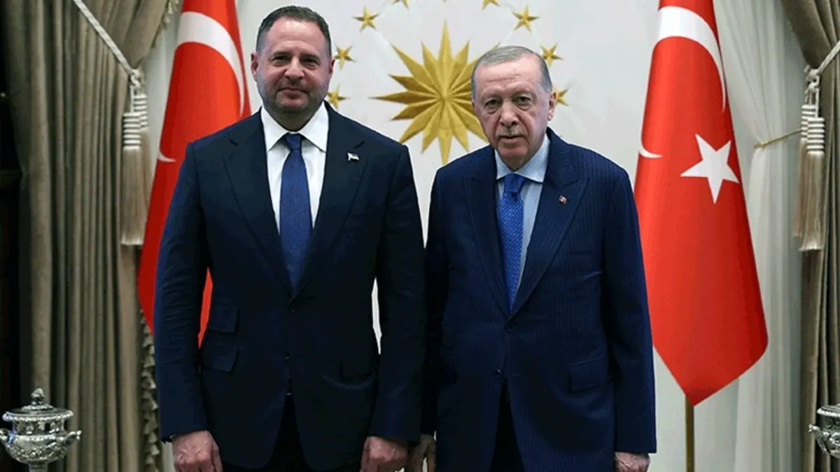 Müzakere öncesi Külliye'de kritik kabul! Başkan Erdoğan Ukrayna Devlet Başkanlığı Ofisi Başkanı ile görüştü