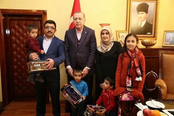 Cumhurbaşkanı Erdoğan minik adaşları ile görüştü - 1