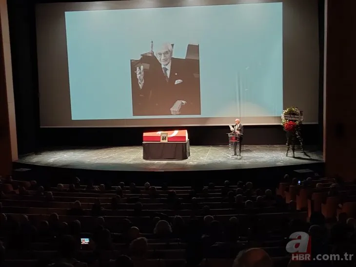 Devlet sanatçısı Prof. Dr. Alaeddin Yavaşca’ya veda! AKM’de tören düzenlendi