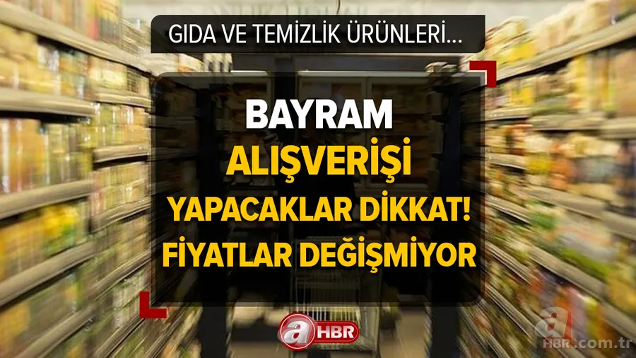 900 üründe fiyatlar değişmeyecek! Bayram alışverişi yapacaklar dikkat! Gıda ve temizlik ürünleri... 1 ay kampanya... 1
