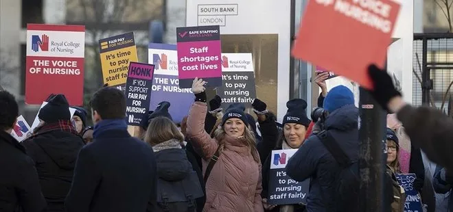 İngiltere’de hemşireler ikinci kez grevde!