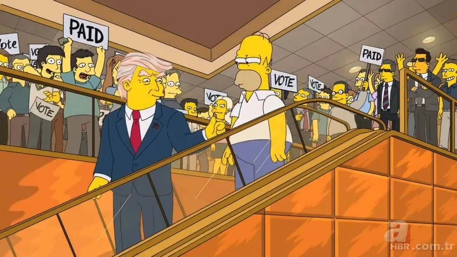 Simpsonlar yine bildi! Dikkat çeken suikast sahnesi: Donald Trump kehaneti sonrası şimdi de bu... 5