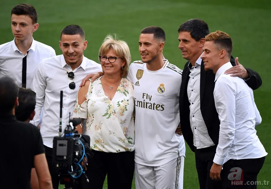 Real Madrid, en pahalı transferi Eden Hazard'ı tanıttı 6