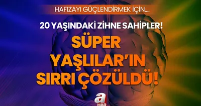 20 yaşındaki hafızaya sahipler! 80 yaş üstü kişilerde görülüyor! Süper yaşlılar hakkında bilinmeyen gerçek!