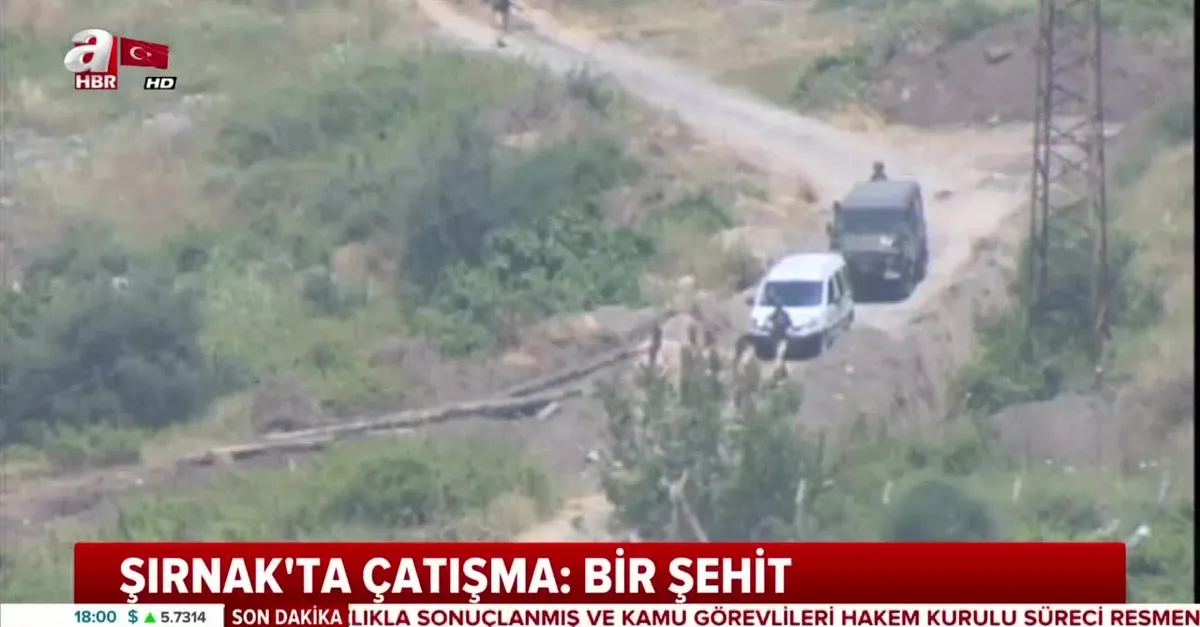 Şırnak'ta çatışma! Bir asker şehit |Video