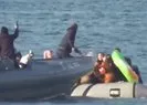 Yunan dehşeti kamerada! Göçmen teknesini batırmaya çalıştılar |Video