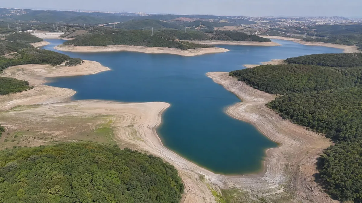 Baraj doluluk oranı geçen yılın aynı döneminin de altında kaldı. (Fotoğraf: A Haber Foto Arşivi)