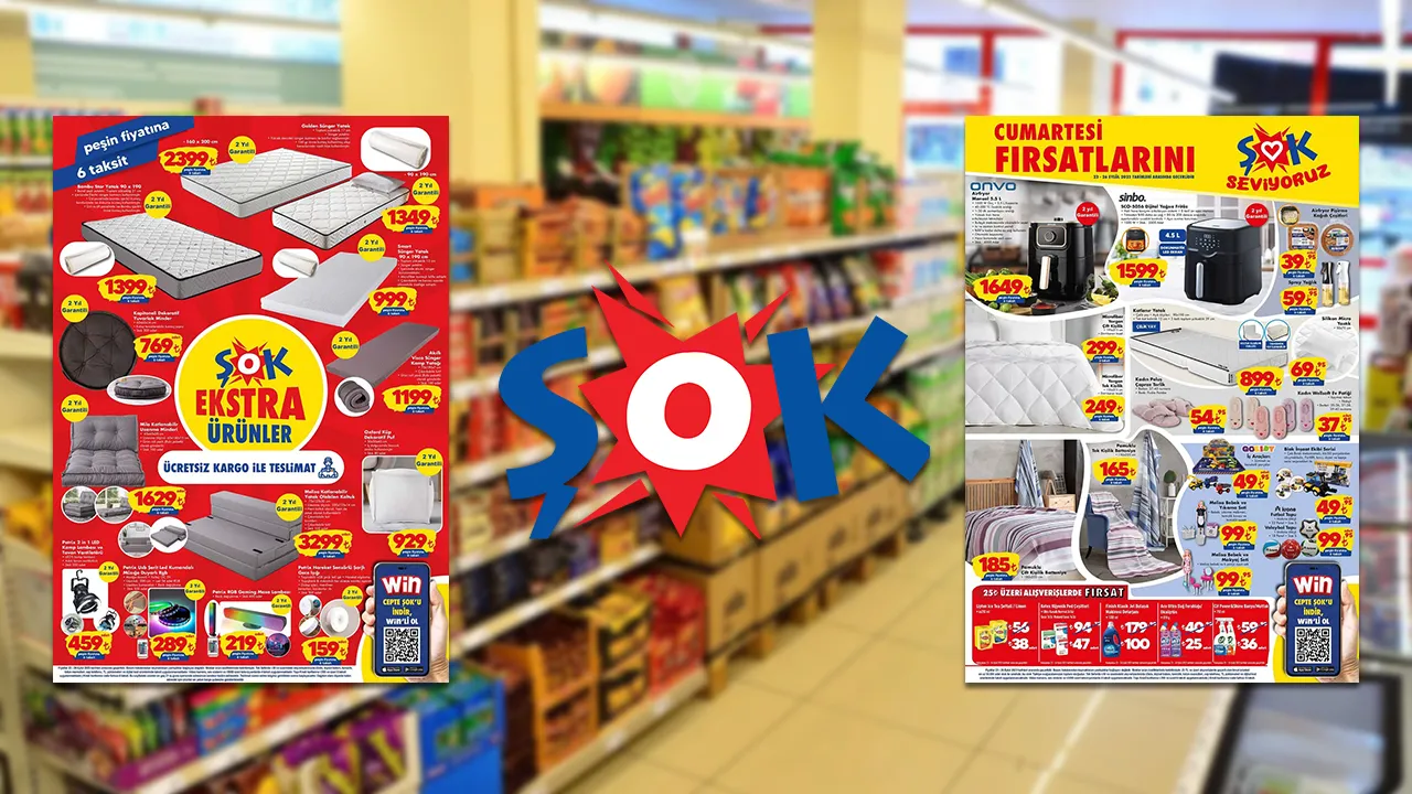 ŞOK haftanın ikinci kataloğunu yayınladı! İşte ŞOK 21 ve 23 Eylül tarihlerinde yayınladığı aktüel ürünler katalogları…