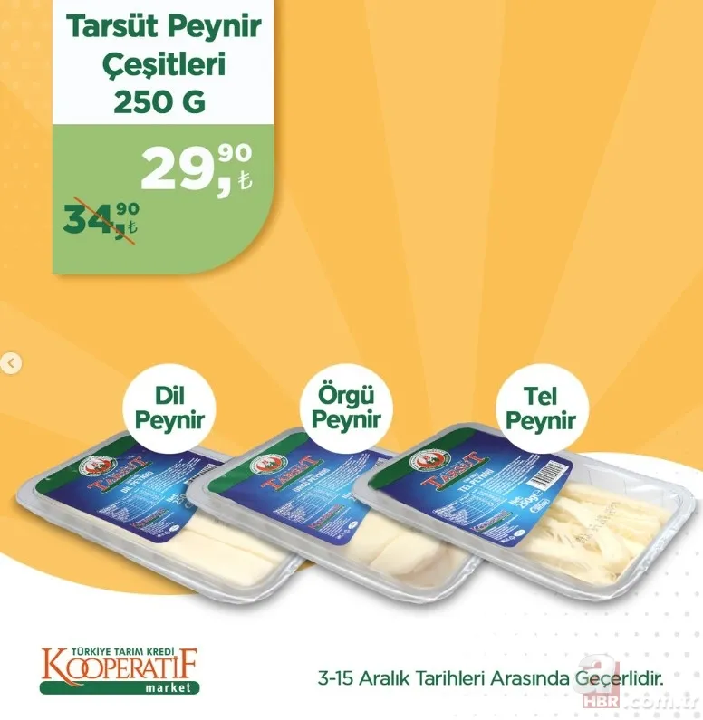 Tarım Kredi Market İNDİRİMLİ FİYAT LİSTESİ! 21,90 TL'den başlayan fiyatlar! Hafta sonu geldi sepetler dolup taşacak! Ayçiçek yağı, tuvalet kağıdı, mercimek, pirinç... 4