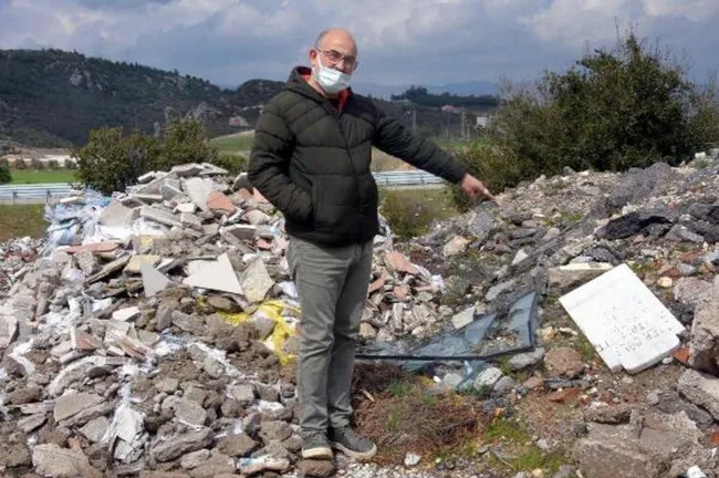 İzmir’de baraj yakınına dökülen molozlara halk isyan etti: Başa çıkamıyoruz