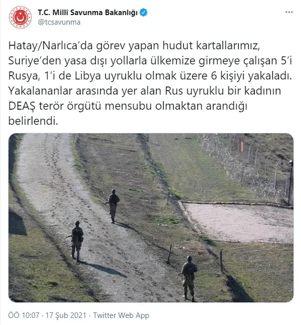 Son dakika: MSB'den sınır hattında kritik operasyon! Hepsi yakalandı - 1